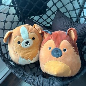 Squishmallows Andres & Mario the dogs 12" NWT